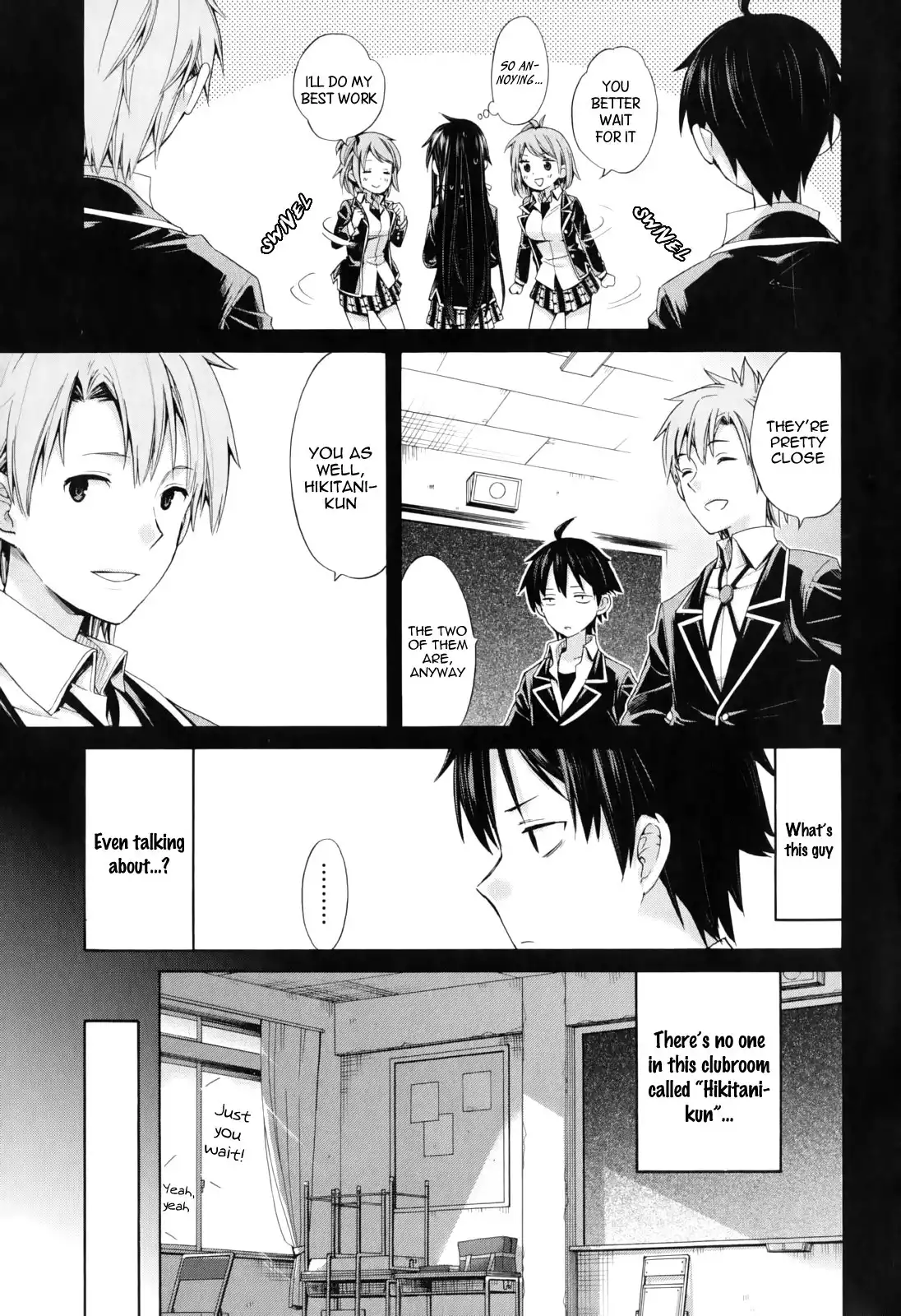 Yahari Ore no Seishun Love Come wa Machigatteiru. Chapter 9 9